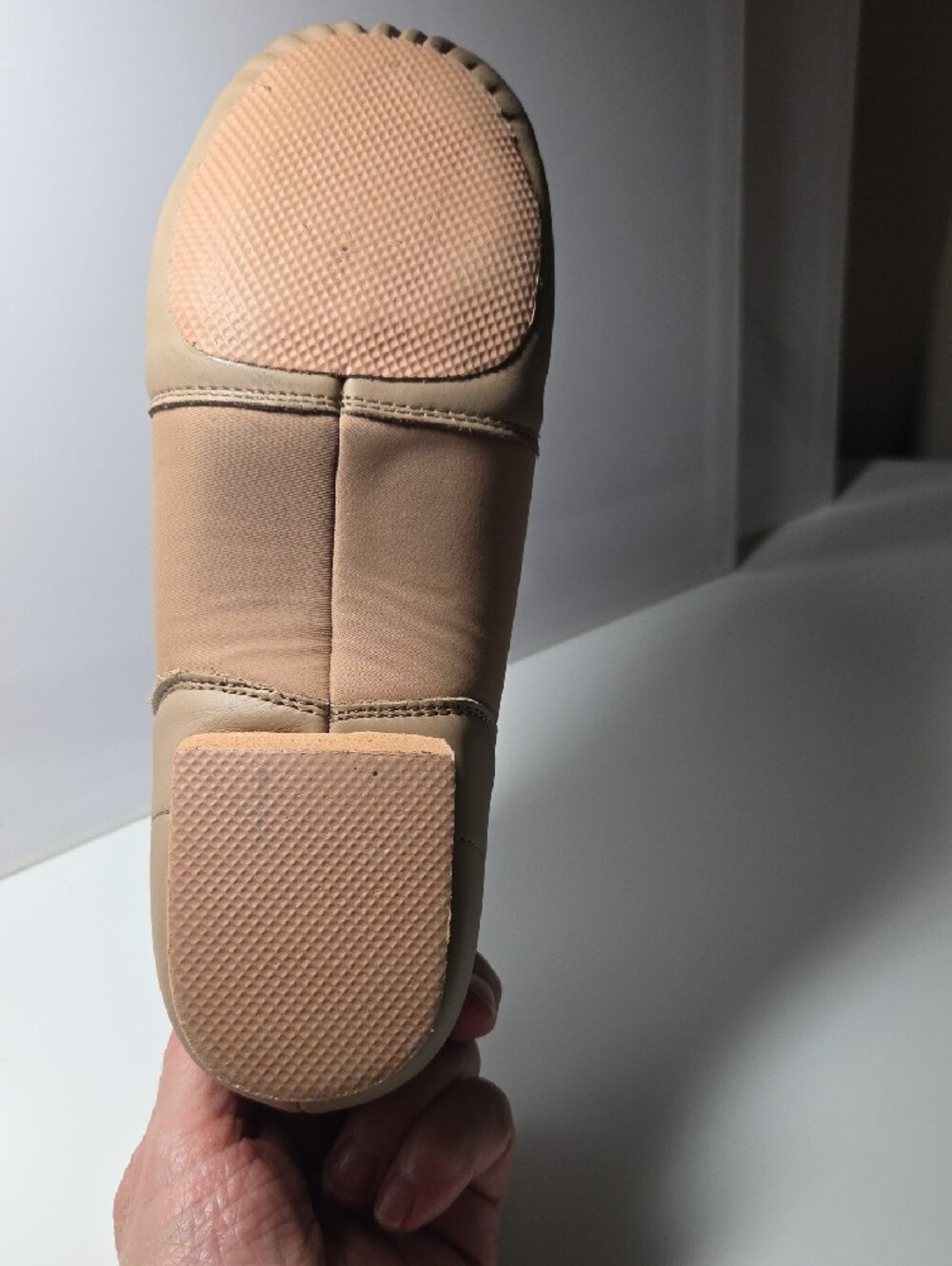 Beige Nude Jazz Dance Shoes - Picture 8 of 9